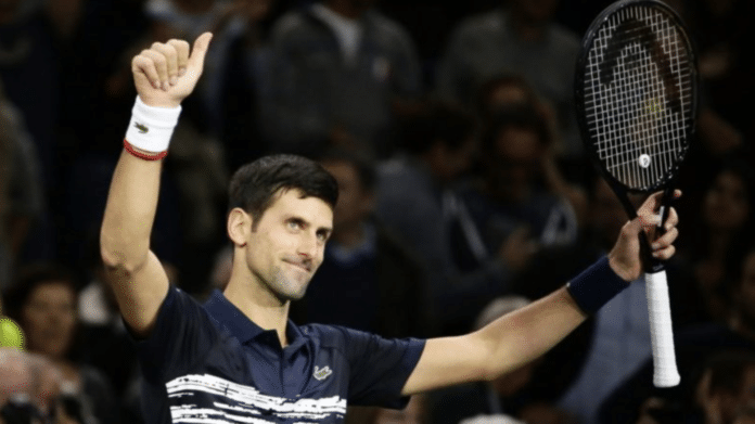 Paris Rolex Masters Djokovic sf