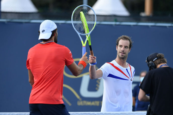 Ultimate Tennis Showdown Matteo Berrettini Richard Gasquet