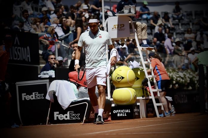 tie-break Roger Federer Roma