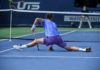 Ultimate Tennis Showdown Corentin Moutet Tsitsipas