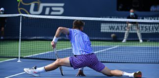 Ultimate Tennis Showdown Corentin Moutet Tsitsipas