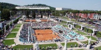 Tennis in TV Stadio Pietrangeli foro Italico